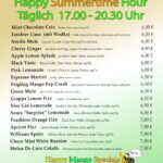 Green Mango Happy Hour